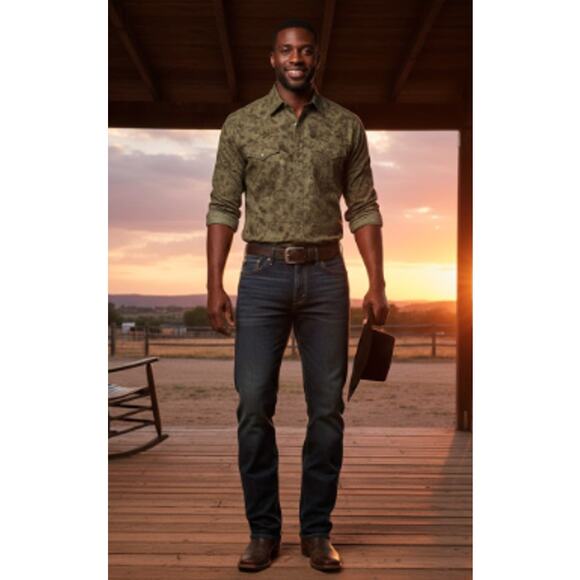 Wrangler Other - Wrangler Retro Long-Sleeve Western Shirt • Paisley Print • Size XL • NWT